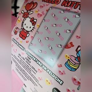 Hello kitty valentines day throw blanket twin